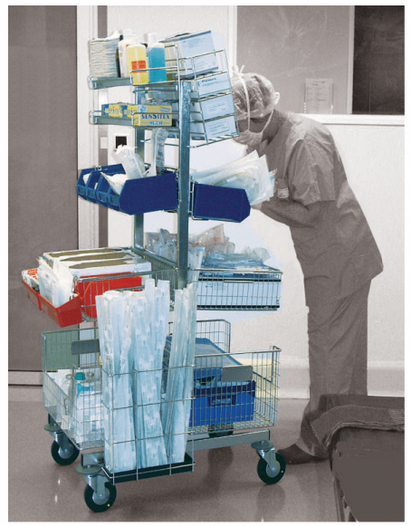 Chariot pour matériel de laboratoire - Tous les fabricants de matériel  médical